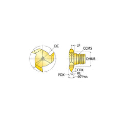 Brand: Ingersoll Cutting Tools / Part #: 5873023