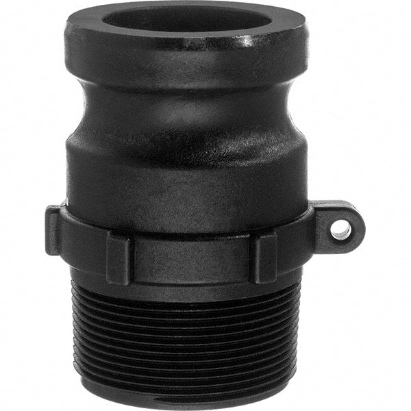 Cam & Groove Coupling: 1-1/2″, MNPT Thread Part F, Polypropylene, 250 psi Max