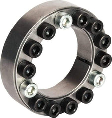 Climax Metal Products - M6 Thread, 18mm Bore Diam, 47mm OD, Shaft Locking Device - 8 Screws, 7,135 Lb Axial Load, 1.85" OAW, 0.669" Thrust Ring Width, 211 Ft/Lb Max Torque - A1 Tooling