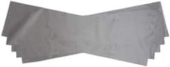 Made in USA - 5 Piece, 5" Wide x 20" Long Plastic Shim Stock Sheet - Silver, ±10% Tolerance - A1 Tooling