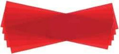 Made in USA - 5 Piece, 5" Wide x 20" Long Plastic Shim Stock Sheet - Red, ±10% Tolerance - A1 Tooling