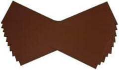 Made in USA - 10 Piece, 5" Wide x 20" Long Plastic Shim Stock Sheet - Brown, ±10% Tolerance - A1 Tooling