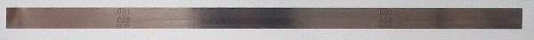 SPI - 0.0025 Inch Thick x 1/2 Inch Wide x 12 Inch Leaf Length, Feeler Gage - Tempered Steel - A1 Tooling