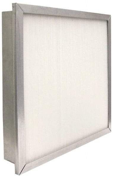 PrecisionAire - 12" Noml Height x 24" Noml Width x 4" Noml Depth, 80 to 85% Capture Efficiency, Wireless Pleated Air Filter - MERV 13, Fiberglass, Integrated Metal Frame, 1,000 CFM, For Precisionaire Type 9 Holding Frame - A1 Tooling