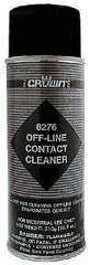 Crown - 10.9 Ounce Aerosol Contact Cleaner - 0°F Flash Point, Flammable, Food Grade, Plastic Safe - A1 Tooling