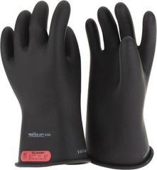 Salisbury by Honeywell - Class 0, Size 2XL (11), 11" Long, Rubber Lineman's Glove - 1,000 AC Max Use Voltage, 5,000 AC Test Voltage, Black, ASTM D120, IEC EN60903 - A1 Tooling