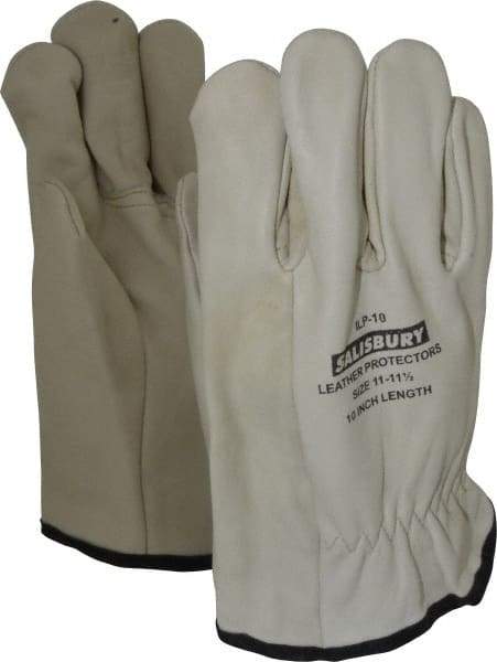 Salisbury by Honeywell - Size 2XL (11), 10" Long, Cowhide Leather Protector - Not for Electrical Protection (ASTM F696-02), Wear Over Rubber Insulating Gloves, ASTM F496 - A1 Tooling