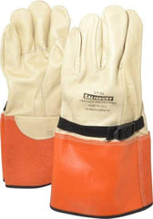 Salisbury by Honeywell - Size 2XL (11), 14" Long, Cowhide Leather Protector - Not for Electrical Protection (ASTM F696-02), Wear Over Rubber Insulating Gloves, ASTM F496 - A1 Tooling