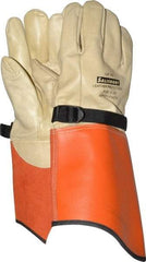 Salisbury by Honeywell - Class 0, Size L (9), 16" Long, Cowhide Leather Protector - Not for Electrical Protection (ASTM F696-02), Wear Over Rubber Insulating Gloves, ASTM F496 - A1 Tooling