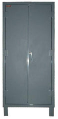 Lyon - 4 Shelf Locking Storage Cabinet - Steel, 36" Wide x 24" Deep x 82" High, Gray - A1 Tooling