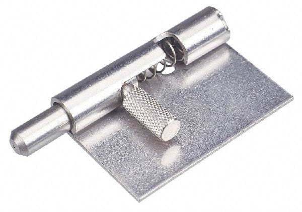 Value Collection - 4" Long x 1" Wide x 0.05" Thick, Keeper Hinge - Stainless Steel - A1 Tooling