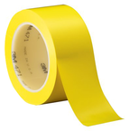 List 471 1" x 36 yds Vinyl Tape - Yellow - A1 Tooling