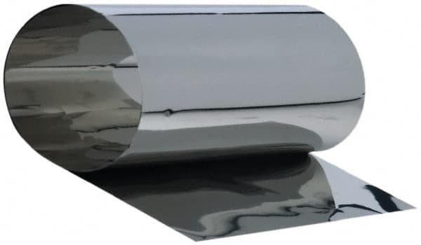 Made in USA - 50 Inch Long x 12 Inch Wide x 0.025 Inch Thick, Roll Shim Stock - Stainless Steel - A1 Tooling