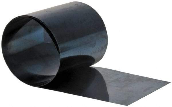 Made in USA - 2.50 m Long x 150 mm Wide x 0.15 mm Thick, Roll Shim Stock - Steel - A1 Tooling