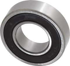 Value Collection - 1" Bore Diam, 2" OD, Double Seal Semi Ground Extra Light Radial Ball Bearing - 9/16" Wide, 1 Row, Round Bore, 1,565 Lb Static Capacity, 2,914 Lb Dynamic Capacity - A1 Tooling