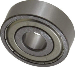 Value Collection - 3/8" Bore Diam, 1-1/8" OD, Double Shield Semi Ground Extra Light Radial Ball Bearing - 3/8" Wide, 1 Row, Round Bore, 538 Lb Static Capacity, 1,151 Lb Dynamic Capacity - A1 Tooling