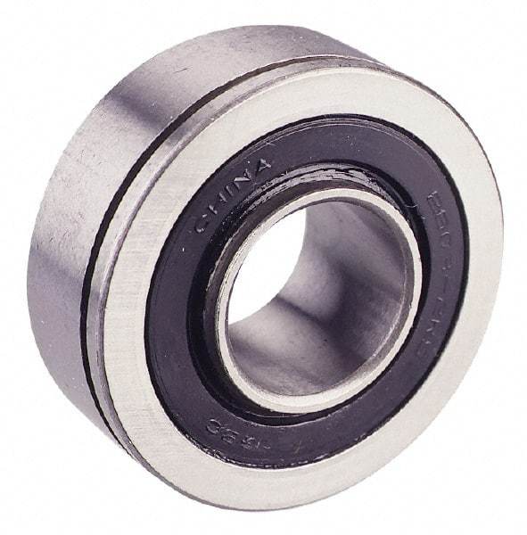 Value Collection - 5/8" Bore Diam, 1-3/4" OD, Double Seal Semi Ground Extra Light Radial Ball Bearing - 1 Row, Round Bore, 707 Lb Static Capacity, 1,366 Lb Dynamic Capacity - A1 Tooling