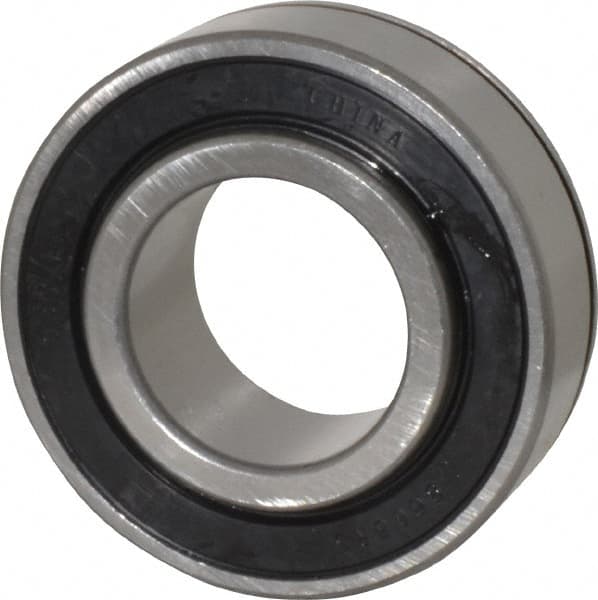 Value Collection - 1" Bore Diam, 2" OD, Double Seal Semi Ground Extra Light Radial Ball Bearing - 1 Row, Round Bore, 1,096 Lb Static Capacity, 2,040 Lb Dynamic Capacity - A1 Tooling