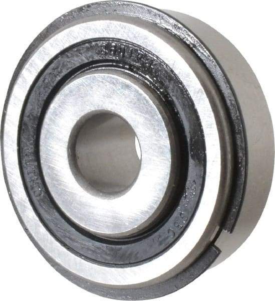 Value Collection - 1/2" Bore Diam, 1-3/4" OD, Double Seal Semi Ground Extra Light Radial Ball Bearing - 1 Row, Round Bore, 707 Lb Static Capacity, 1,366 Lb Dynamic Capacity - A1 Tooling