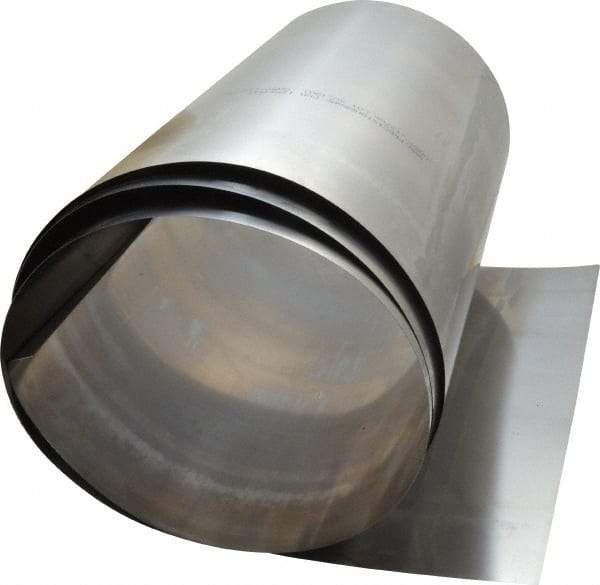 Made in USA - 10 Ft. Long x 12 Inch Wide x 0.005 Inch Thick, Roll Shim Stock - Steel - A1 Tooling