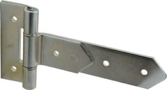 Made in USA - 8" Long x 2" Wide, Hinge - Zinc, Zinc Plated Finish - A1 Tooling