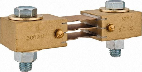 Simpson Electric - Panel Meter Switchboard Shunt - 300, 50 mV Drop, Screw Terminal, For Use with Falcon Series 200 mVDC Meters - A1 Tooling