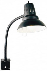 Electrix - 22 Inch, Gooseneck, Bracket Mounted, Incandescent, Black, General Purpose Task Light - 100 Watt, Nonmagnifying - A1 Tooling