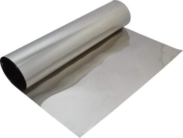 Made in USA - 50 Inch Long x 12 Inch Wide x 0.001 Inch Thick, Roll Shim Stock - Stainless Steel - A1 Tooling