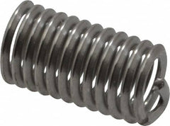 Heli-Coil - #2-56 UNC, 0.258" OAL, Free Running Helical Insert - 11-7/8 Free Coils, Tanged, 304 Stainless Steel, Bright Finish, 3D Insert Length - A1 Tooling