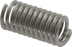 Heli-Coil - #10-24 UNC, 0.57" OAL, Free Running Helical Insert - 11-3/8 Free Coils, Tanged, 304 Stainless Steel, Bright Finish, 3D Insert Length - A1 Tooling