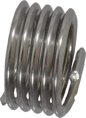 Heli-Coil - 1/4-28 UNF, 1/4" OAL, Free Running Helical Insert - 5 Free Coils, Tanged, 304 Stainless Steel, Bright Finish, 1D Insert Length - A1 Tooling