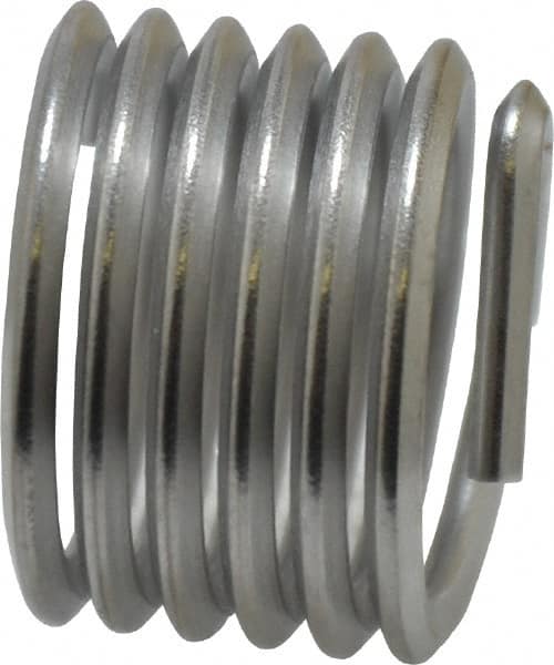 Heli-Coil - 3/4-10 UNC, 3/4" OAL, Free Running Helical Insert - 5-7/8 Free Coils, Tanged, 304 Stainless Steel, Bright Finish, 1D Insert Length - A1 Tooling