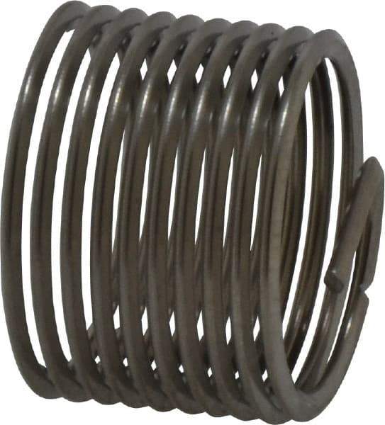 Heli-Coil - 3/4-16 UNF, 3/4" OAL, Free Running Helical Insert - 9-3/4 Free Coils, Tanged, 304 Stainless Steel, Bright Finish, 1D Insert Length - Exact Industrial Supply