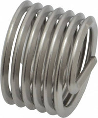 Heli-Coil - 1-8 UNC, 1" OAL, Free Running Helical Insert - 6-3/8 Free Coils, Tanged, 304 Stainless Steel, Bright Finish, 1D Insert Length - A1 Tooling