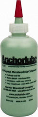 Made in USA - Anchorlube G-771, 8 oz Bottle Cutting Fluid - Water Soluble, For Broaching, Counterboring, Drawing, Drilling, Engraving, Fly-Cutting, Hole Extruding, Milling, Piercing, Punching, Sawing, Seat Forming, Spot Facing, Tapping - A1 Tooling