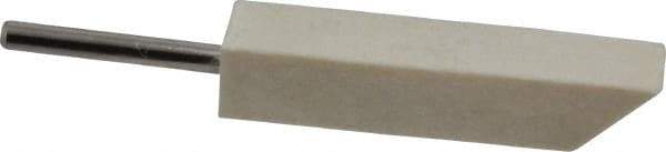 Made in USA - 3/8" Diam, 1/8" Shank Diam, Taper Shaped Mounted Bob - Hard Density, 1-3/4" Head Length, 1-1/2" Shank Length, Wool Felt, for Reciprocating Tools - A1 Tooling