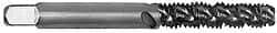 Hertel - 7/16-20 UNF, 3 Flute, 52° Helix, Bottoming Chamfer, Bright Finish, High Speed Steel Spiral Flute STI Tap - 3-3/8" OAL - Exact Industrial Supply