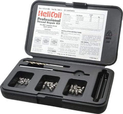 Heli-Coil - 36 Inserts, #10-24 UNC, Thread Repair Kit - 0.285" Insert Length - Exact Industrial Supply