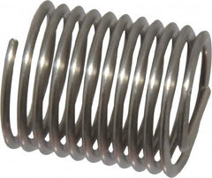 Heli-Coil - 3/8-24 UNF, 0.562" OAL, Free Running Helical Insert - 11 Free Coils, Tanged, Stainless Steel, Bright Finish, 1-1/2D Insert Length - Exact Industrial Supply