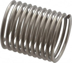 Heli-Coil - M14x1.50 Metric Fine, 21mm OAL, Free Running Helical Insert - 11-3/8 Free Coils, Tanged, Stainless Steel, Bright Finish, 1-1/2D Insert Length - A1 Tooling