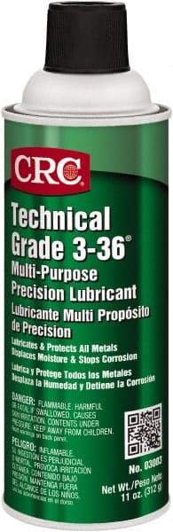 CRC - 16 oz Aerosol Nondrying Film Penetrant/Lubricant - Amber, 250°F Max, Food Grade - A1 Tooling