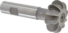 Whitney Tool Co. - 3/8" Radius, 3/4" Circle Diam, 1-7/8" Cutter Diam, Shank Connection, Convex Radius Cutter - 3/4" Shank Diam, 4" OAL, High Speed Steel, Uncoated, Profile Ground, 10 Teeth, Weldon Flat - A1 Tooling