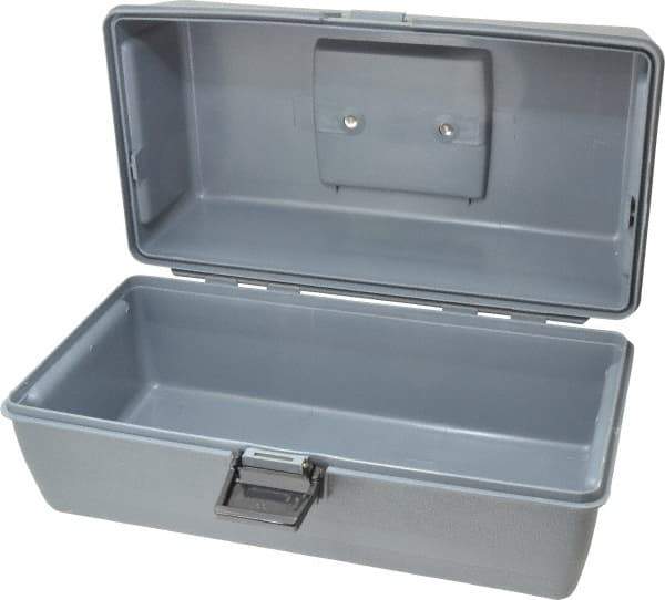 Flambeau - 1 Compartment Utility Tool Box - 13" Wide x 6" Deep x 6-1/4" High, Copolymer Resin, Gray - A1 Tooling