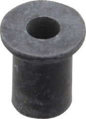 RivetKing - #8-32, 0.438" Diam x 0.052" Thick Flange, Rubber Insulated Rivet Nut - UNC Thread, Rubber, 5/16" Body Diam, 1/2" OAL - A1 Tooling