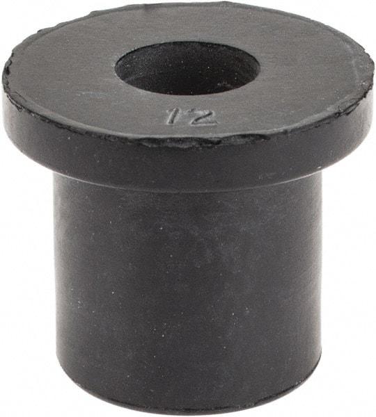 RivetKing - 5/16-18, 7/8" Diam x 1/8" Thick Flange, Rubber Insulated Rivet Nut - UNC Thread, Rubber, 9/16" Body Diam, 0.725" OAL - A1 Tooling