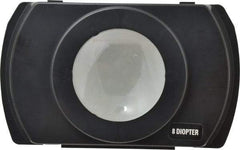 Electrix - 4 Diopter, 3" Wide, Task & Machine Light Magnifier Lens - Black, For Use with 7450 & 7452 Magnifiers - A1 Tooling