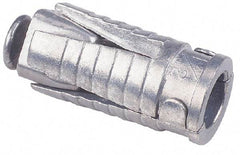 Made in USA - 1/2" Diam, 1/2" Drill, 2-7/8" OAL, 1" Min Embedment Taper Bolt Concrete Anchor - Grade 5 Steel, Zinc-Plated Finish, Hex Head, Hex Drive - A1 Tooling