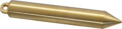 Lufkin - 6-3/4 Inch Long, 1 Inch Diameter Brass Plumb Bob - 20 Ounce - A1 Tooling