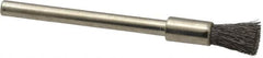 Osborn - 3/16" Brush Diam, End Brush - 1/8" Diam Shank, 25,000 Max RPM - A1 Tooling