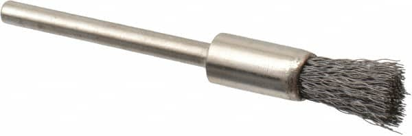 Osborn - 1/4" Brush Diam, End Brush - 1/8" Diam Shank, 25,000 Max RPM - A1 Tooling